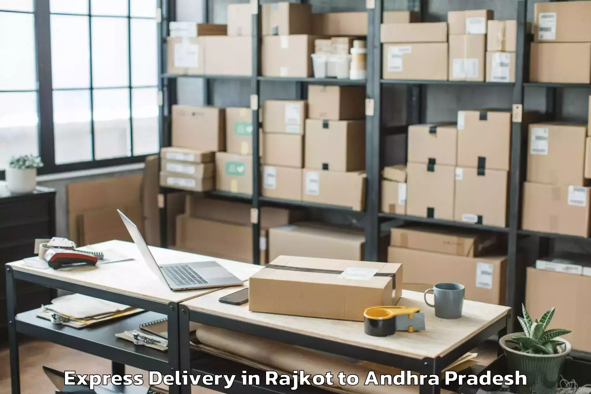 Leading Rajkot to Gudipalle Express Delivery Provider